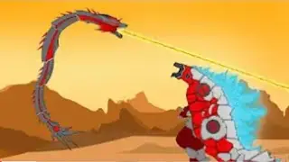 Godzilla Earth (Gojira) Superhero vs The Evolution Of King Ghidorah Monsters