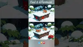 Puzzle Find 6 differences