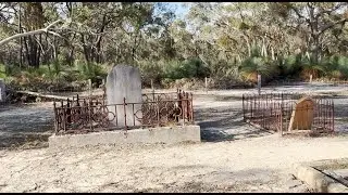 A Look at the 1860 Steiglitz Cemetery & the early Australian colonial settlers & miners graves.