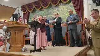 predicando la palabra de Dios en iglesia Arca de Refugio, Lancaster,PA,04/27/24
