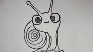 Cute snail drawing 😎🙂