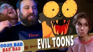 David Carradine, a buff cartoon dog demon, and at least one adult actress walk into a house...
