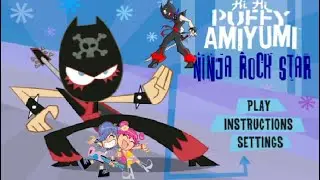 Hi Hi Puffy AmiYumi - Ninja Rock Star Flash Gameplay No Commentary