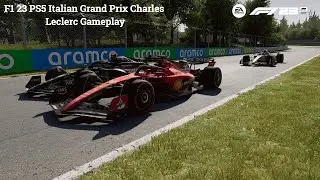 F1 23 PS5 Italian Grand Prix Charles Leclerc Gameplay