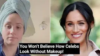 Makeup Free Looks of Famous Celebrities