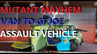 MUTANT MAYHEM VAN TO GI JOE ASSAULT VEHICLE