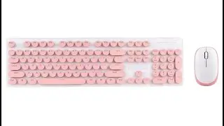 TISHLED Wireless Keyboard and Mouse Combo