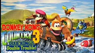 DKC3 - Cotton-Top Cove - Blind Playthrough 4 - SNES Donkey Kong Country 3 Shock's Retro Gaming Bytes