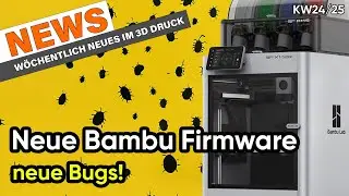 Neue Bambu Lab Firmware, Flashforge AD5X, HeyGears Reflex Turbo, Panda Breeze and Turbo
