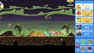 Angry Birds Week 78 Spooky Halloween Tournament Level 5 Nov 4 Highscore 181360