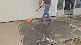 Stihl Rotary Surface Cleaner In Action!