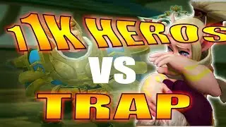 TRAP VS 11K HEROS - LORDS MOBILE - BLUESTACK