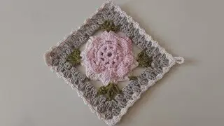 How To Crochet Pot Holder*flower  pattern