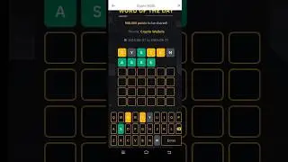 6 letter Word || Word of the day || Binance theme : Crypto wallet #crypto #bitcoin #words #binance