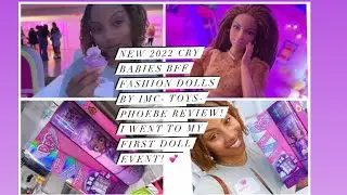 New 2022 Cry Babies BFF Fashion Dolls by IMC- Toys- Phoebe review! I went to my first doll event! 💕