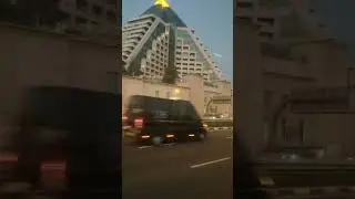 Pyramid Building In Dubai #pyramid #dubai #asmr #shortvideo #youtubeshorts