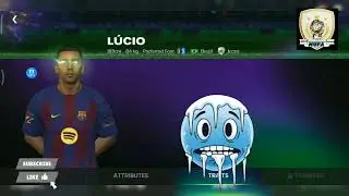 Statistics LUCIO anniversary 2nd MAX lv30 👀🔥 #fcmobile #fifamobile #intermilan #brazil