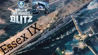 WOWS BLITZ ФЛОТ СТРАХ: Essex IX
