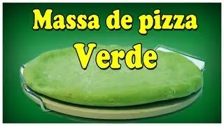 Massa de pizza verde - Receita