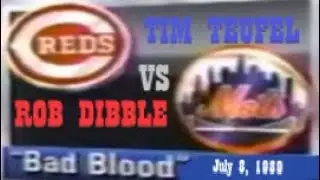 Бой Роба Диббла (Reds) против Тима Тойфела (Mets) &mdash; 8 июля 1989 г.