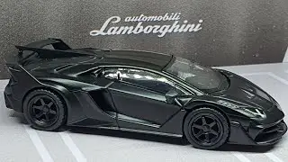 MINI GT Lamborghini  LB-Silhouette WORKS Aventador GT EVO Matte Black / No. 502 Unboxing