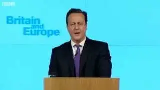 David Cameron speech- UK and the EU
