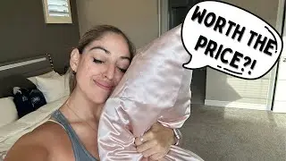 Blissy Silk Pillowcase - 100% Pure Mulberry Silk - 22 Momme 6A High-Grade Fibers Review #sponsored