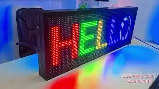 Led Scrolling display manufacturing || #digitalboard #advertising #led Con.7268884848