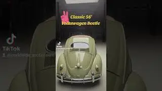 🤙Rag Top 1956 Volkswagen Beetle.🪲 #volkswagen #classiccar #classicbeetle #EA24 #ovalwindowbeetle