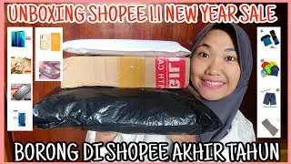 SHOPEE 1.1 NEW YEAR SALE UNBOXING ✨