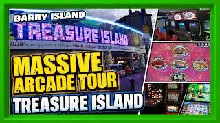 UK SLOTS: TREASURE ISLAND AMUSEMENT ARCADE TOUR BARRY ISLAND