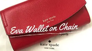 #BagReview: Kate Spade Eva (Beautiful Red Wallet on Chain)