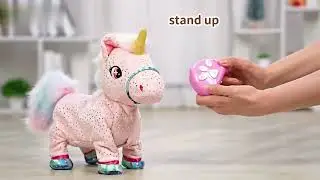 RC Intelligent Plush Unicorn