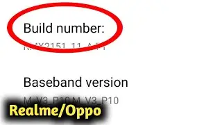 Realme/Oppo Build Number Setting