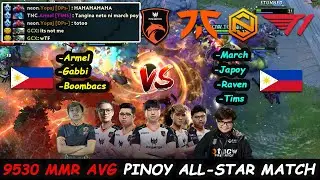 PINOY DOTA ALL-STAR 2021 | 9530 MMR AVG - Armel Gabbi Boomy vs Raven Japoy March Tims Epic Gameplay
