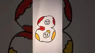 Easy paper drawing for kids #drawing #kidsart #crafts #viral #shorts #ytshorts #trending #artscraft