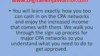 CPA Network Training - Copy and Paste CPA Marketing Riches
