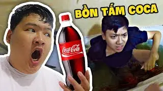 MAZK-TROLL DÌM SƠN ĐÙ VÀO BỒN TẮM COCA !!!
