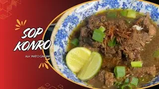 Kuah Hitamnya Bikin Lupa Diet! Ini Dia Rahasia Sop Konro Legendaris !!