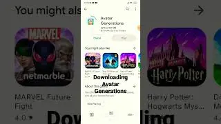 downloading avatar generations