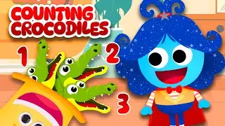 Counting Crocodiles Song | Maddy and Her Magic Hatty Show | Nursery Rhymes + Kids Songs