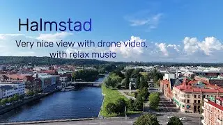Sweden | Relaxing Drone Views Over the Nissan River Canal