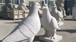 Nature marble animal making from Hebei China