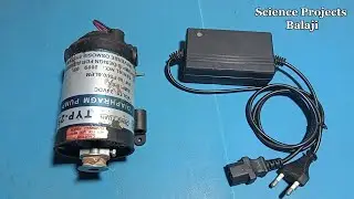 Water Purifier pump motor Adapter connection, electronic projects