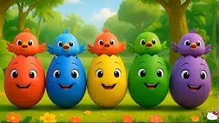 Colorful Eggs Surprise 🚗🥚 | Learn Colors with Cars & Bunny | Fun Nursery Rhyme for Kids