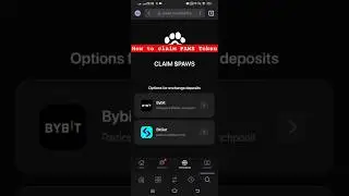 how to claim PAWS token full process