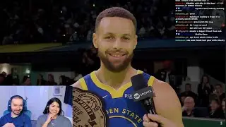 Reacting to Steph Curry vs. Sabrina 3 Point Challenge