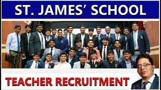 ST. JAMES&rsquo; SCHOOL  II TEACHER RECRUITMENT 2025 II TEACHING JOB  II PGT II TGT II PRT