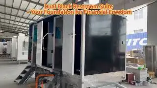 Dual Black Restroom Suite &ndash; Your Foundation for Financial Freedom🚽🎄🚽🚽