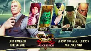 Street Fighter V Arcade Edition   Cody Trailer
